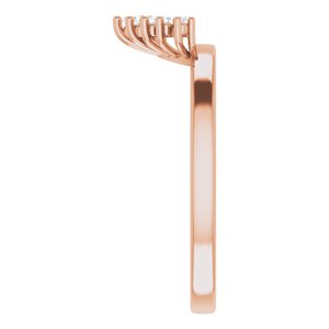 14K Rose .06 CTW Diamond Matching Band - BN & CO JEWELRY