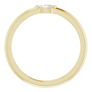 14K Yellow 1/8 CTW Diamond Solitaire Ring - BN & CO JEWELRY