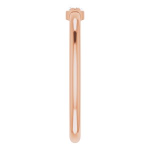 14K Rose 1/8 CTW Diamond Solitaire Ring - BN & CO JEWELRY