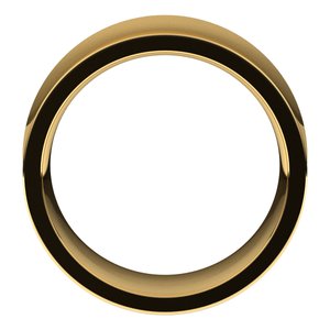 10K Yellow 10 mm Concave Comfort Fit Band Size 7.5 - BN & CO JEWELRY