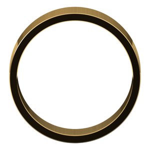 14K Yellow 7 mm Flat Band - BN & CO JEWELRY
