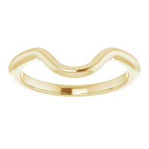 10K Yellow Band for 8x6 mm Oval Ring - BN & CO JEWELRY