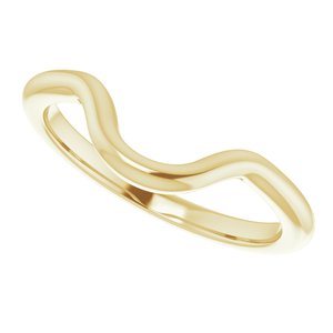 10K Yellow Band for 8x6 mm Oval Ring - BN & CO JEWELRY