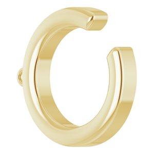 14K Yellow 14 mm Ear Cuff with Jump Ring - BN & CO JEWELRY