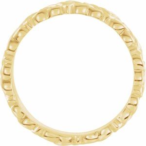 10K Yellow 4 mm Celtic-Inspired Band Size 7.5 - BN & CO JEWELRY