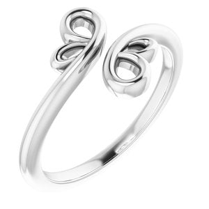 Sterling Silver Freeform Bypass Ring - BN & CO JEWELRY
