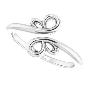 Sterling Silver Freeform Bypass Ring - BN & CO JEWELRY