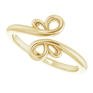 14K Yellow Freeform Bypass Ring - BN & CO JEWELRY