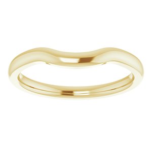 18K Yellow Band for 7x5 mm Pear Ring - BN & CO JEWELRY