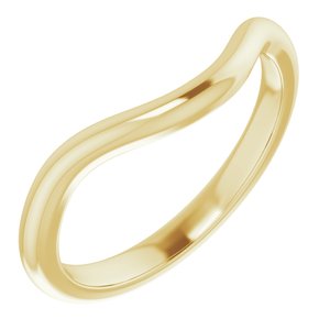 14K Yellow Band for 12x8 mm Pear Ring - BN & CO JEWELRY
