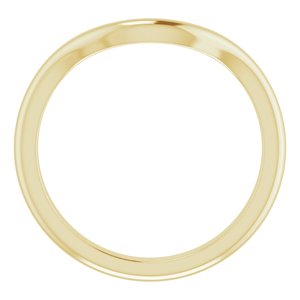 14K Yellow Band for 12x8 mm Pear Ring - BN & CO JEWELRY