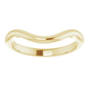 14K Yellow Band for 12x8 mm Pear Ring - BN & CO JEWELRY