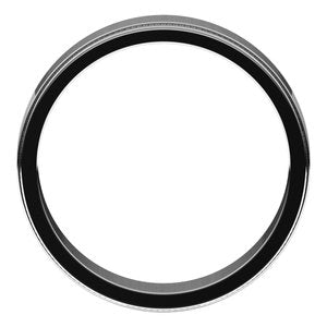 Sterling Silver 5 mm Milgrain Flat with Edge Band Size 9 - BN & CO JEWELRY