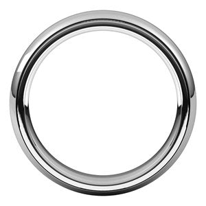 Continuum Sterling Silver 5 mm Milgrain Half Round Comfort Fit Edge Band Size 9 - BN & CO JEWELRY