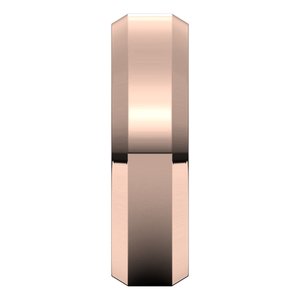 14K Rose 6 mm Beveled-Edge Comfort-Fit Band Size 11 - BN & CO JEWELRY