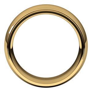 14K Yellow 9 mm Milgrain Half Round Comfort Fit Edge Band Size 9.5 - BN & CO JEWELRY