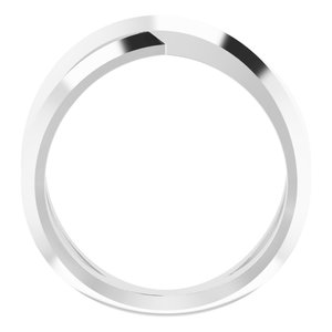 Sterling Silver Negative Space Knife-Edge Ring - BN & CO JEWELRY