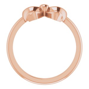 14K Rose Bow Ring - BN & CO JEWELRY