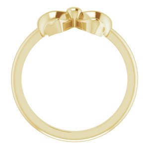 14K Yellow Bow Ring - BN & CO JEWELRY