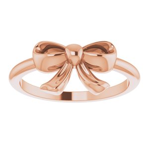 14K Rose Bow Ring - BN & CO JEWELRY