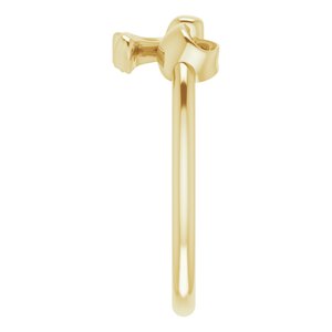 14K Yellow Bow Ring - BN & CO JEWELRY