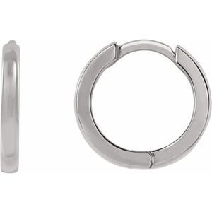 Sterling Silver 10 mm Huggie Hoop Earrings - BN & CO JEWELRY
