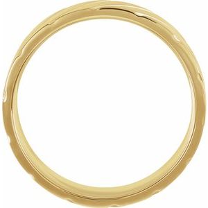 14K Yellow 5 mm Grooved Band Size 10 - BN & CO JEWELRY