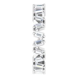 14K White 1 1/2 CTW Lab-Grown Diamond Eternity Band Size 7 - BN & CO JEWELRY