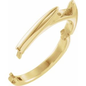 14K Yellow 5 mm span CLIQÂ® Hinged Adjustable Peg Shank Size 7.5 - BN & CO JEWELRY