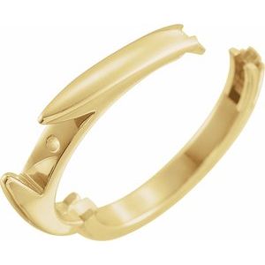 14K Yellow 5 mm span CLIQÂ® Hinged Adjustable Peg Shank Size 6 - BN & CO JEWELRY