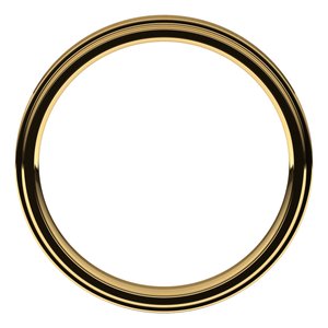 10K Yellow 3 mm Flat Comfort Fit Edge Band Size 12.5 - BN & CO JEWELRY