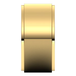 14K Yellow 10 mm Flat Comfort Fit Edge Band Size 9 - BN & CO JEWELRY