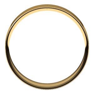 14K Yellow 5 mm Milgrain Flat Comfort Fit Edge Band Size 10 - BN & CO JEWELRY