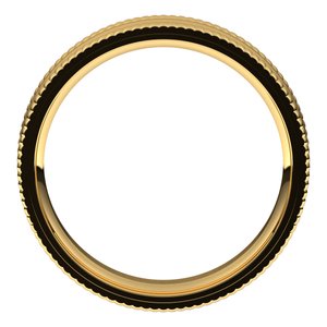 14K Yellow 5 mm Extra Large Milgrain Comfort Fit Band Size 9.5 - BN & CO JEWELRY