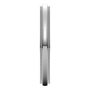 14K X1 White 2.5 mm Milgrain Half Round Edge Band Size 7 - BN & CO JEWELRY