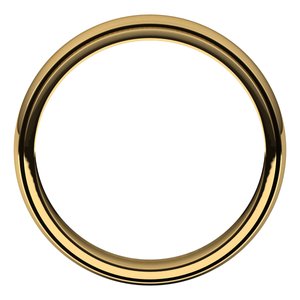 14K Yellow 5 mm Milgrain Half Round Edge Band Size 10 - BN & CO JEWELRY