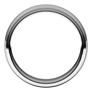 Sterling Silver 6 mm Milgrain Half Round Edge Band Size 9 - BN & CO JEWELRY