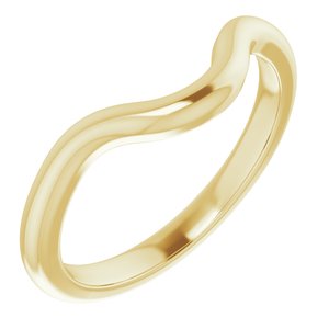 18K Yellow Band for 11x9 mm Oval Ring - BN & CO JEWELRY