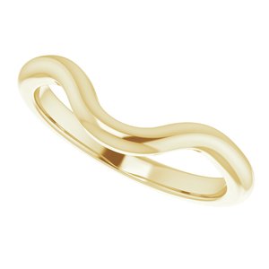 18K Yellow Band for 11x9 mm Oval Ring - BN & CO JEWELRY