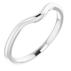14K White Band for 5 mm Square Ring - BN & CO JEWELRY