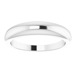 Sterling Silver 4 mm Petite Dome Ring - BN & CO JEWELRY