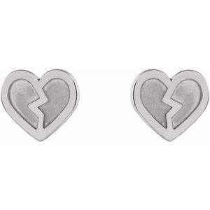 Sterling Silver Tiny Heart Earrings - BN & CO JEWELRY