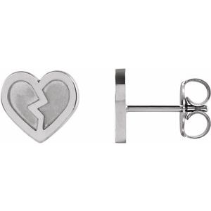 Sterling Silver Tiny Heart Earrings - BN & CO JEWELRY