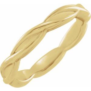 14K Yellow Twisted Band Size 7 - BN & CO JEWELRY