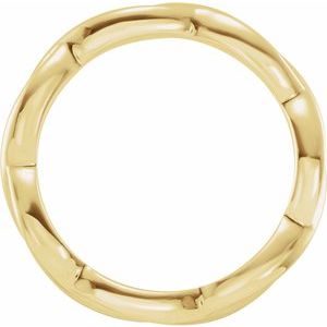 14K Yellow Twisted Band Size 7 - BN & CO JEWELRY