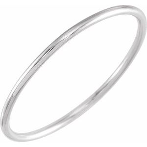 14K White Stackable Ring Size 4 - BN & CO JEWELRY