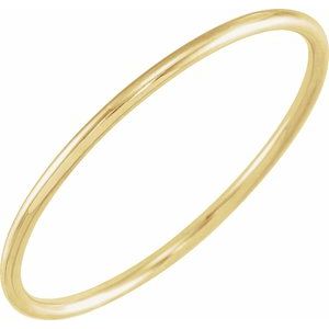14K Yellow Stackable Ring Size 8 - BN & CO JEWELRY