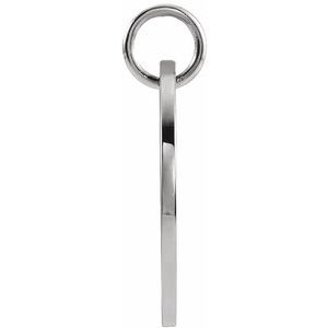 Sterling Silver 16.5 mm Taurus Zodiac Disc Pendant - BN & CO JEWELRY