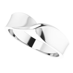 14K White 5 mm Stackable Twist Ring - BN & CO JEWELRY