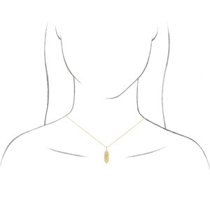 14K Rose Initial S .05 CT Natural Diamond 16-18" Necklace - BN & CO JEWELRY